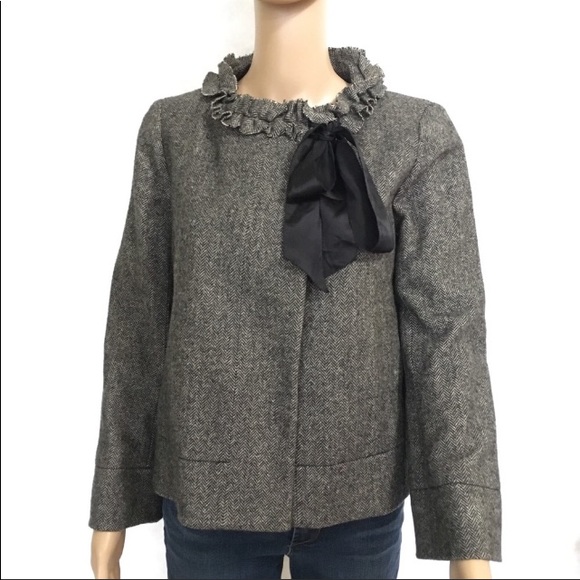 J. Crew Houndstooth Jacket/Blazer - Picture 2 of 6